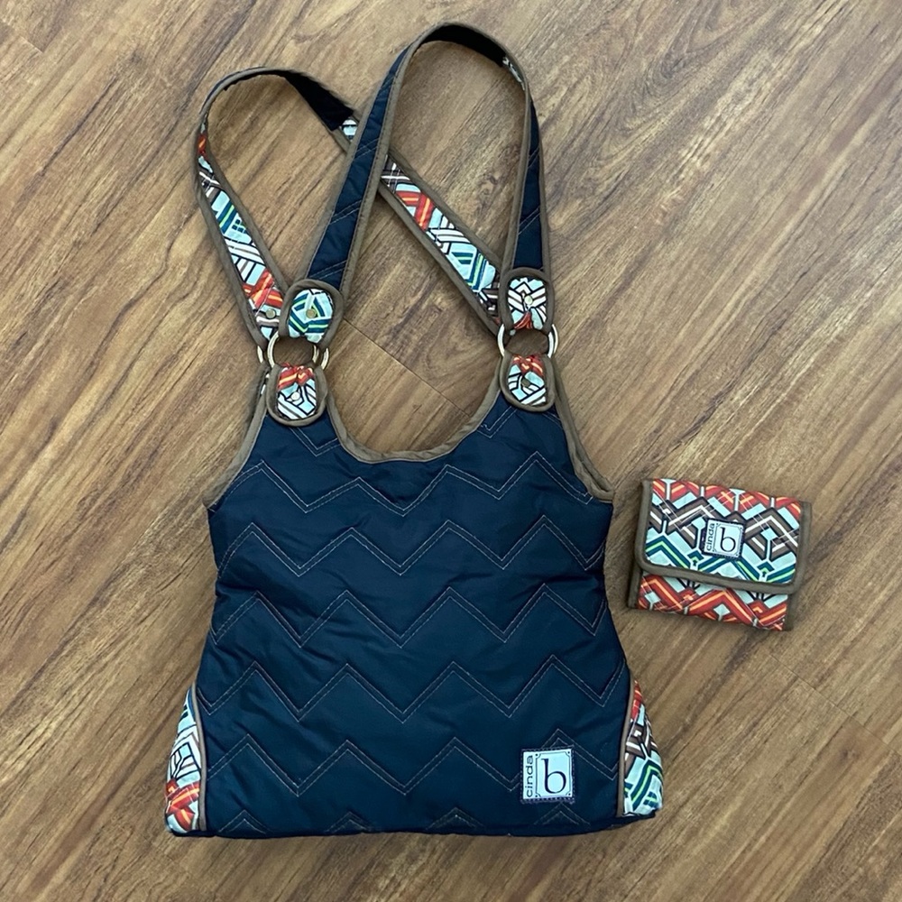Cinda b purse and matching wallet